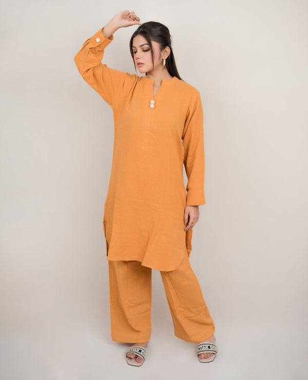 Solid Color Co-ords Set Gerua Color